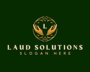 Elegant Hands Spa Therapy logo design