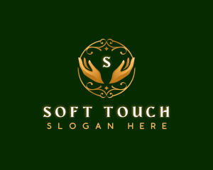 Elegant Hands Spa Therapy logo design