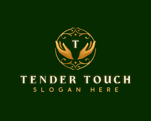 Elegant Hands Spa Therapy logo design