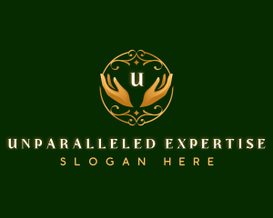 Elegant Hands Spa Therapy logo design