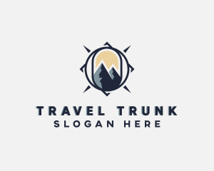 Mountain Traveler Compass logo design