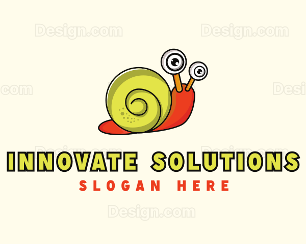 Animal Snail Slug Logo