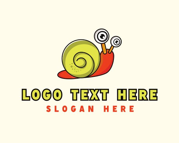 Snail logo example 3