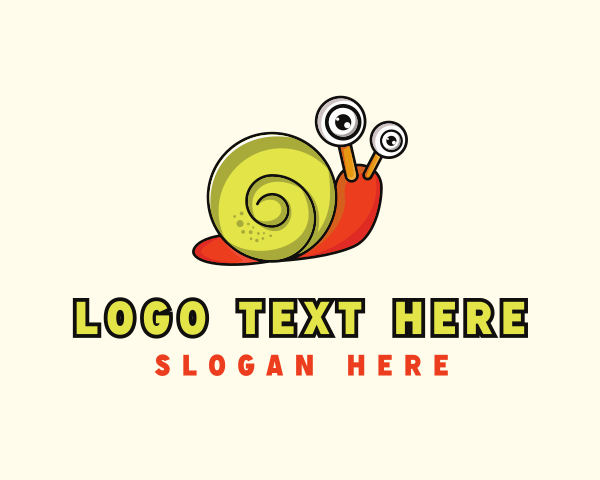 Snail logo example 2