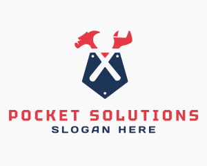 Home Improvement Pocket Tools logo design