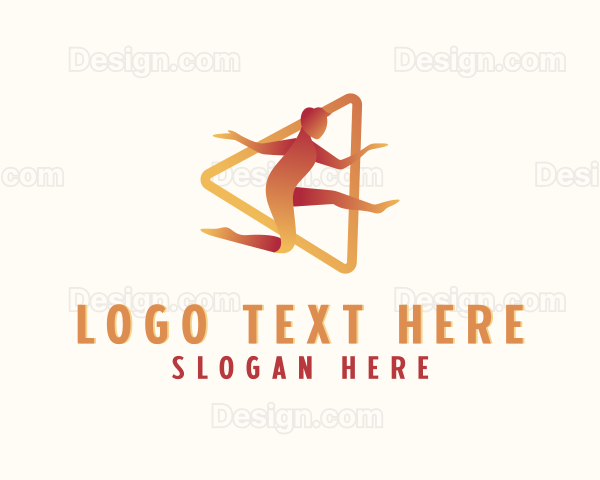 Running Sports Athlete Logo