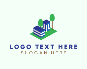 3D Geometric Buildings  logo