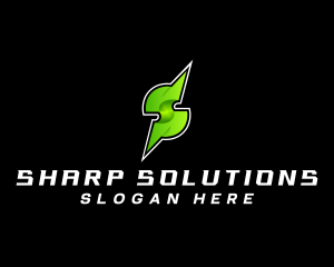 Sharp Technology Blade logo design