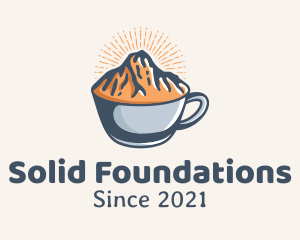 Mountain Coffee Cup logo