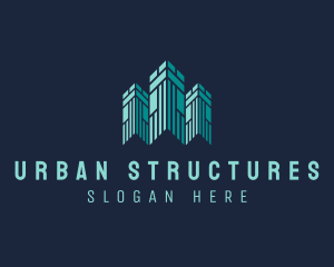 Building Structure Architecture logo design