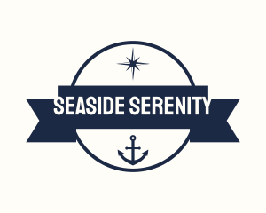 Blue Sailor Navigation Badge logo