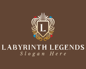 Royal Decorative Shield  logo design