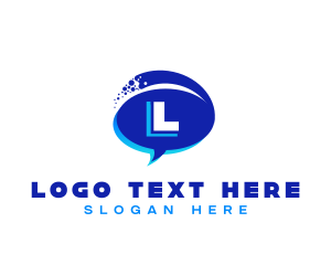 Speech Bubble Communication logo