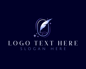 Writing Quill Pen Logo