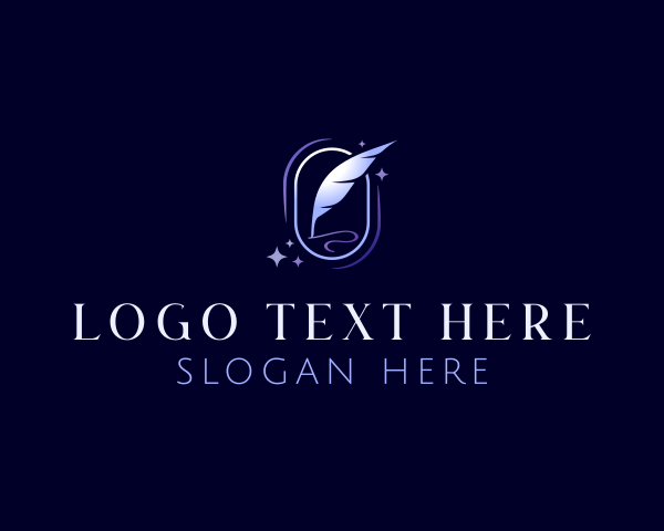 Writing Quill Pen logo