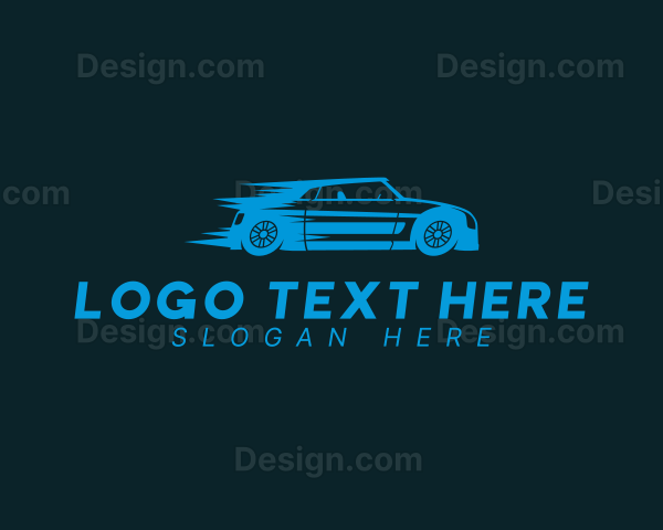 Blue Transportation Vehicle Car Logo
