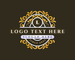 Premium Floral Ornament logo