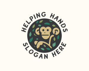Forest Monkey Ape logo
