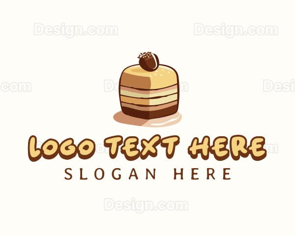 Sweet Cake Dessert Logo