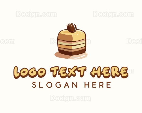 Sweet Cake Dessert Logo