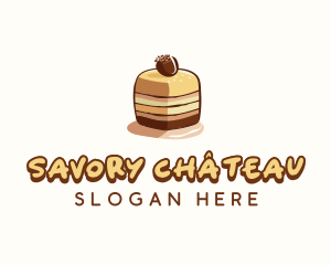 Sweet Cake Dessert logo design