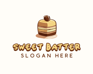 Sweet Cake Dessert logo design