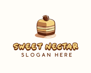 Sweet Cake Dessert logo design