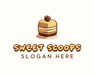 Sweet Cake Dessert logo design