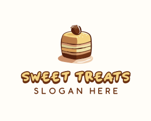 Sweet Cake Dessert logo design