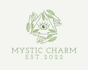 Mystic Nature Leaves  logo design