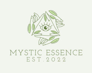 Mystic Nature Leaves  logo design