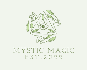 Mystic Nature Leaves  logo design