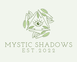 Mystic Nature Leaves  logo design