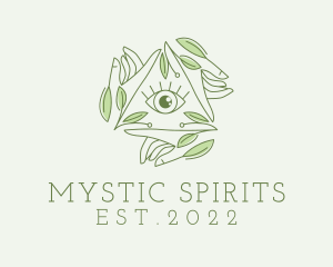 Mystic Nature Leaves  logo design