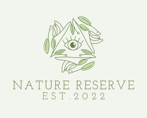 Mystic Nature Leaves  logo design