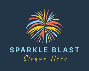 Surprise Fireworks Burst logo