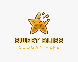 Star Cookie Sprinkles logo design