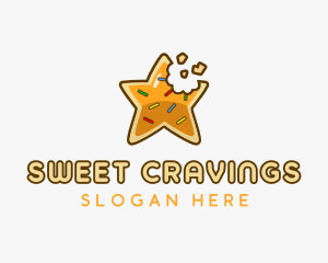 Star Cookie Sprinkles logo design