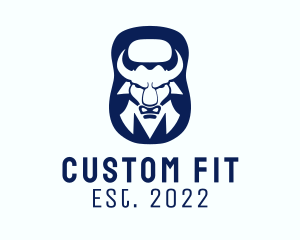 Bull Kettlebell Fitness  logo design