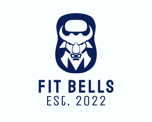 Bull Kettlebell Fitness  logo design