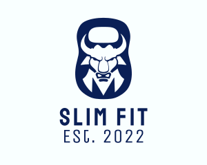 Bull Kettlebell Fitness  logo design