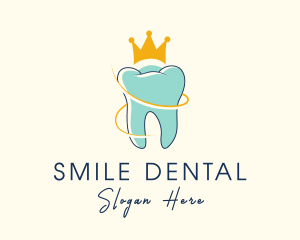 Royal Tooth Crown logo design