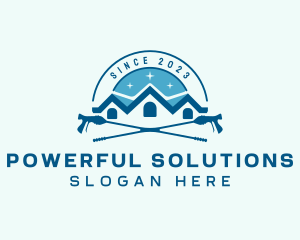 House Pressure Washer  logo design