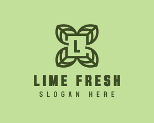 Leaf Plant Organic logo design