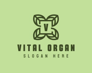 Leaf Plant Organic logo design