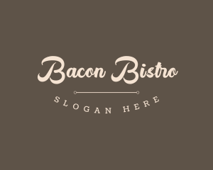 Elegant Bistro Restaurant logo design