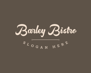 Elegant Bistro Restaurant logo design