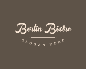 Elegant Bistro Restaurant logo design