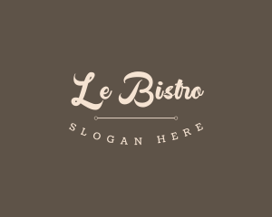 Elegant Bistro Restaurant logo design