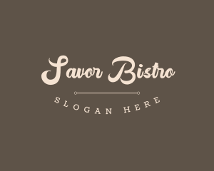 Elegant Bistro Restaurant logo design